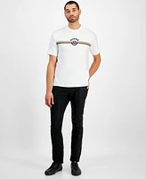 Guess Men's Mojo Relaxed-Fit Embroidered Collegiate Logo Graphic T-Shirt