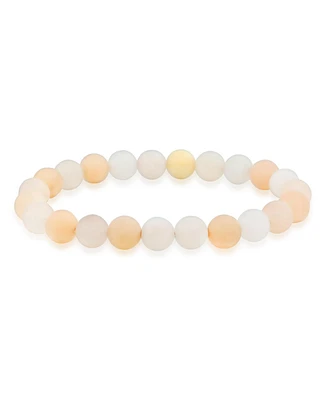 Bling Jewelry Matte Pink Aventurine 8MM Bead Stackable Stretch Bracelet