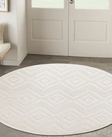 Nourison Home Versatile NRV01 5'x5' Round Area Rug