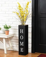 Glitzhome 30"H Double Side Boxed Welcome Home Porch Sign