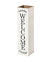 Glitzhome 30"H Double Side Boxed Welcome Porch Sign