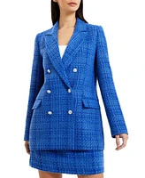 French Connection Women's Azzura Long-Sleeve Tweed Blazer