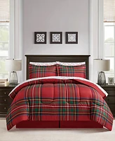 Sunham Holiday Script 8-Pc. Comforter Set, Exclusively at Macy's