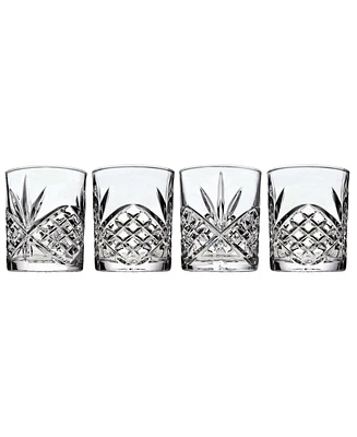 Godinger Dublin Double Old-Fashioned Glasses, Set of 4