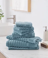 Martha Stewart Quick Dry Cotton Solid 4-Pc. Washcloth Set, 13" x 13", Exclusively at Macy's