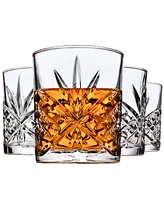 Godinger Dublin Crystal 5 Piece Decanter Whiskey Set