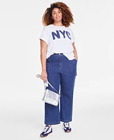 On 34th Trendy Plus Nyc Graphic Print T-Shirt, Exclusively at Macy's