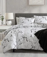 Closeout! Kenneth Cole New York Ink Wash Vine 3-Pc. Comforter Set, Twin