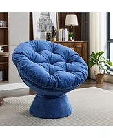 Streamdale Furniture Oversized Swivel Accent Chair, 360 Swivel Barrel Chair