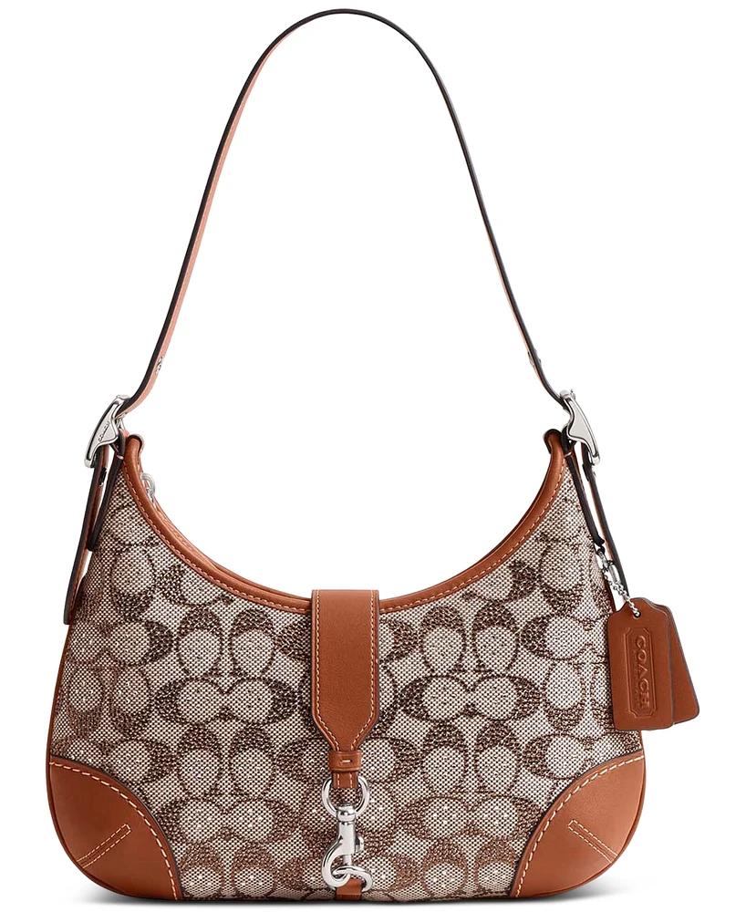 Coach Hamptons Leather Hobo Bag