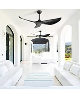 Sofucor 52" Abs Blades Ceiling Fan, No Lights