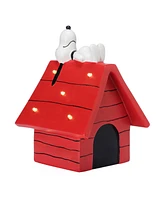 Bedtime Originals Snoopy Dog House Sculpted Led Table Top Night Light Lamp