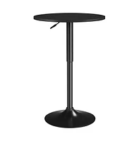 Yaheetech Adjustable Pub Round Table with 360° Swivel Tabletop