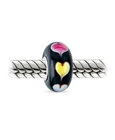 Bling Jewelry Heart Love Black