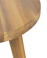 Groovy Mod Round End Table With Customizable Top