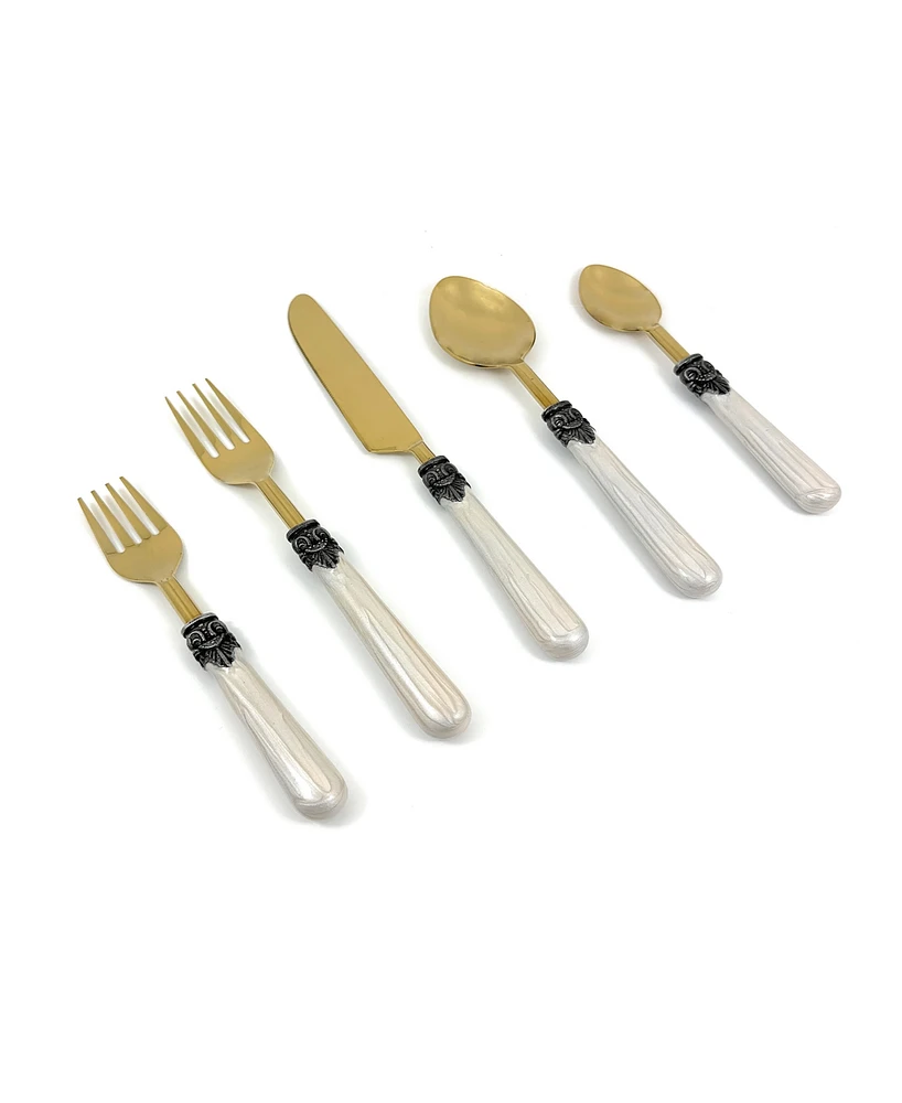 Vibhsa Victorian 20-Pc. Flatware Set, Serving for 4