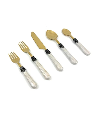 Vibhsa Victorian 20-Pc. Flatware Set, Serving for 4