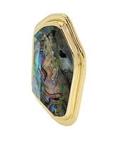 Robert Lee Morris Soho Abalone Molten Brooch