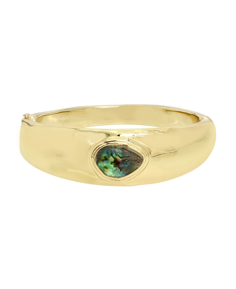 Robert Lee Morris Soho Abalone Molten Bangle Bracelet