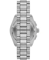 Emporio Armani Men's Chronograph Stainless Steel Bracelet Watch 43mm - Silver