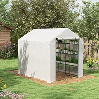 Simplie Fun Walk-in Greenhouse for Outdoors with Roll