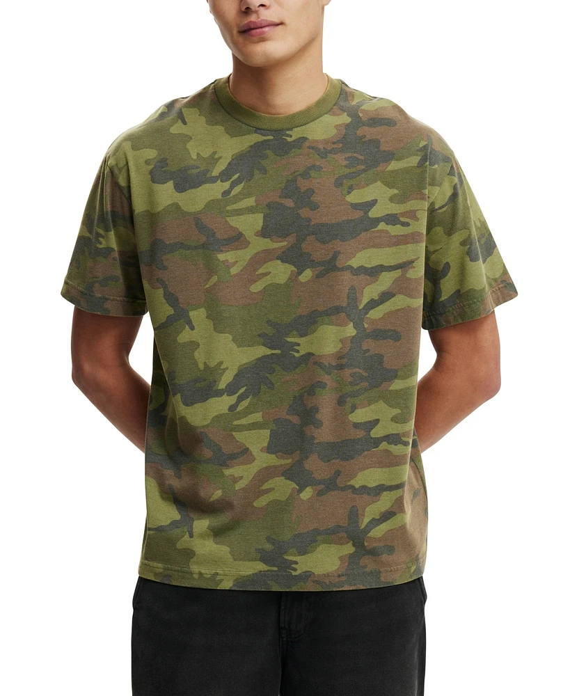 Cotton On Men's Camo Loose Fit T-Shirt