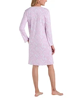 Missi Elaine Women's Soft Paisley-Print Nightgown