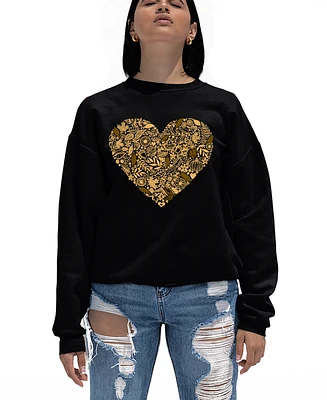 La Pop Art Women's Fall Vibes Crewneck Sweatshirt