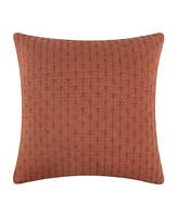 Levtex Cross Stitch Quilted Decorative Pillow