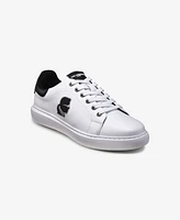 Karl Lagerfeld Paris Men's Embroidered Karl Profile Logo Sneaker