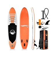 SereneLife Free-Flow Inflatable Stand-Up Paddle-Board (Sup), 10.5 ft.