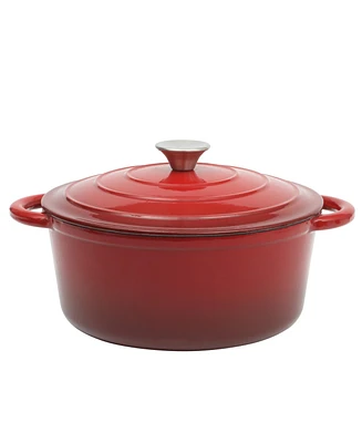 Gibson Home Addlestone Quart Enamel Cast Iron Dutch Oven