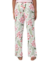 Hue Women's Butterferns Printed Drawstring Pajama Pants