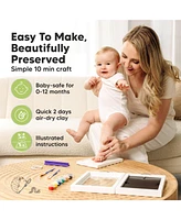 KeaBabies Rune Baby Hand and Footprint Kit Frame, Shower Gifts for Girls, Boys, Newborn Makers
