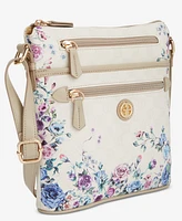 Giani Bernini Winter Floral North South Small Crossbody, Created for Macy's