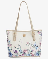 Giani Bernini Winter Floral Large Tote, Created for Macy's