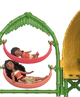 Disney Princess Moana 2 and Simea Village Home Playset