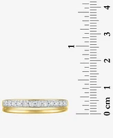 Forever Grown Diamonds Lab-Grown Diamond Faux-Stack Ring (1/4 ct. t.w.) 10k Yellow Gold