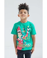 the Elf on Shelf Toddler Boys Christmas 2 Pack T-Shirts to