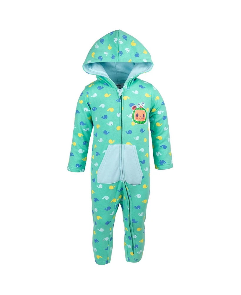 CoComelon Toddler Boys Jj Fleece Zip Up Coverall