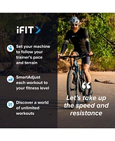 NordicTrack Commercial Series S22i iFIT-enabled Indoor Exercise Bike with 22 inch Pivoting Touchscreen and Incline/Decline Functionality