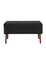 Streamdale Furniture Storage Bench with Storage Bench for Bedroom End of Bed Bench Foot of Bed Bench Entryway Bench Storage Ottoman Bench 43.7" W x 18