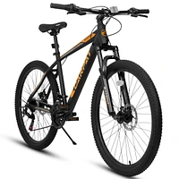 26-inch mountain bike adult aluminum frame shock absorbing front fork bike 21-speed disc brake mountain bike