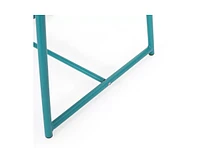 Elba 15.5" Modern Mesh Side Table With Durable Iron Frame