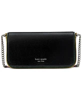 kate spade new york Devin Glitter Edge Saffiano Flap Chain Wallet