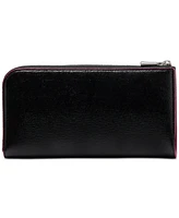 kate spade new york Devin Glitter Edge Saffiano Zip Around Continental Wallet