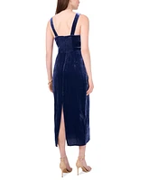 1.state Women's Velvet Midi Dress