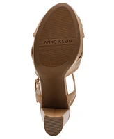 Anne Klein Women's Velia Platform Block Heel Dress Sandals