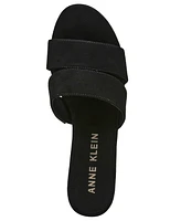 Anne Klein Women's Palmer Slip On Block Heel Dress Sandals