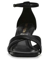 Anne Klein Women's Joss Square Toe Ankle Strap Dress Sandals